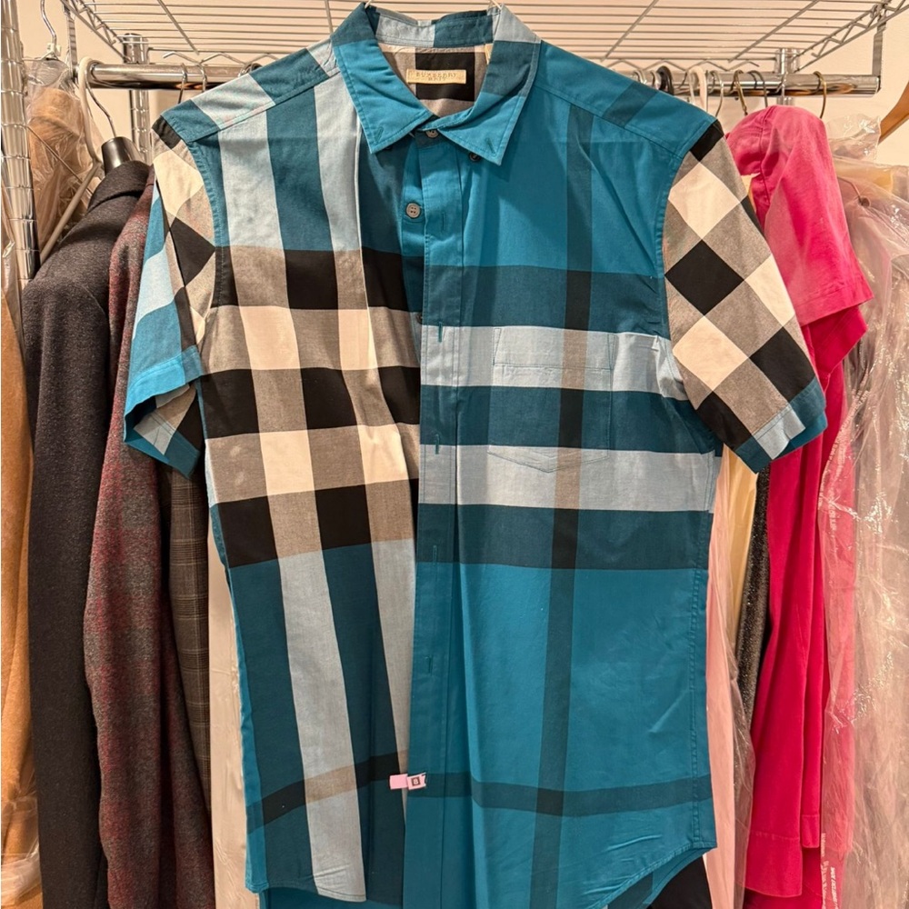 Burberry men’s short sleeve button up